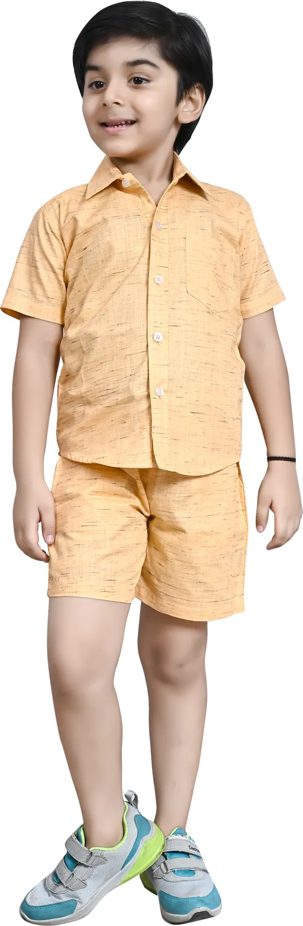 Yellow_Boys_Casual_Shirt_Shorts