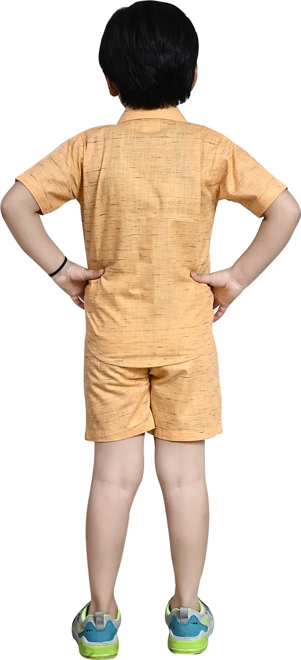 Yellow_Boys_Casual_Shirt_Shorts