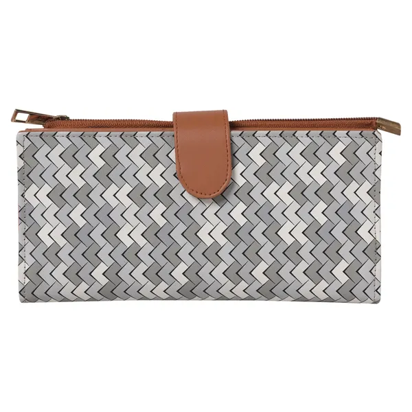 Wallet_for_Women's_|_Clutch_|Two_Fold_Wallet|_Vegan_Leather_|_Holds_Upto_10_Cards_1_ID_Slot_|_2_Notes_&_1_Coin_Compartment_|_Magnetic_Closure|_(Grey-White)