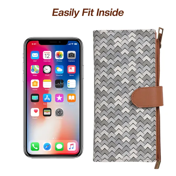 Wallet_for_Women's_|_Clutch_|Two_Fold_Wallet|_Vegan_Leather_|_Holds_Upto_10_Cards_1_ID_Slot_|_2_Notes_&_1_Coin_Compartment_|_Magnetic_Closure|_(Grey-White)