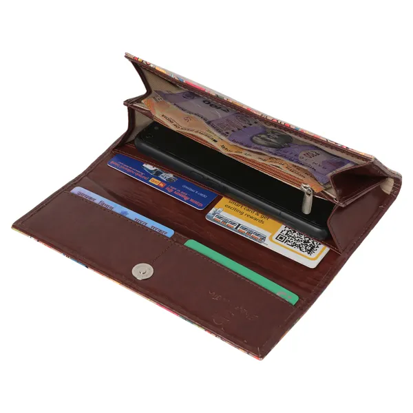 Wallet_for_Women's_|_Women's_Wallet_|Clutch_|Vegan_Leather_|_Holds_Upto_6_Cards_|_2_Notes_and_1_Coin_Compartment_|_Magnetic_Closure_|_Brown…