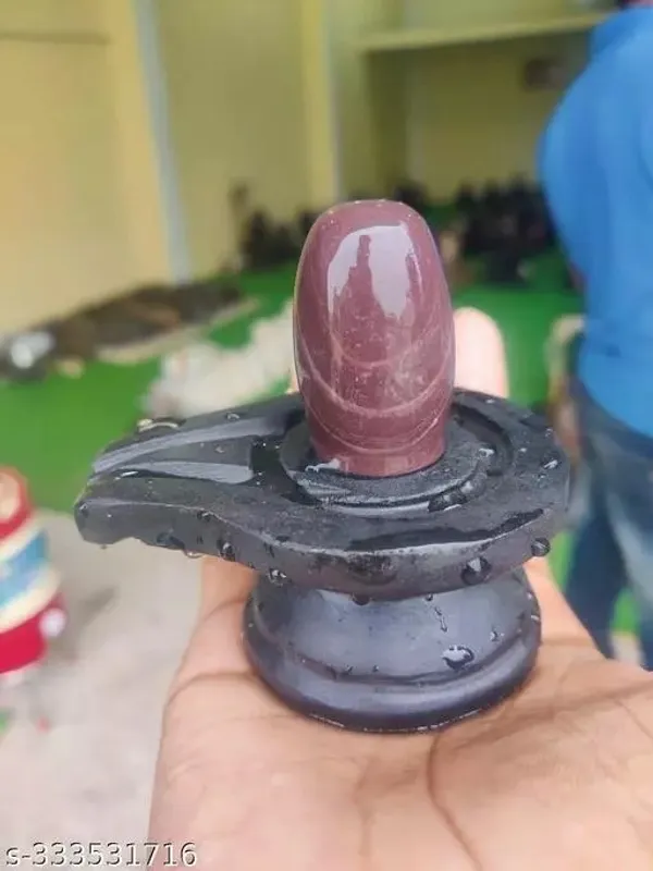 Narmada_Stone_Spiritual_Grey_&_Black_Narmadeshwar_Shivling_Idol