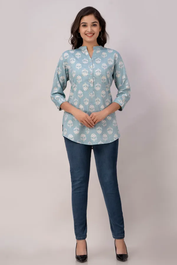 Blue_Rayon_Tunics_For_Women