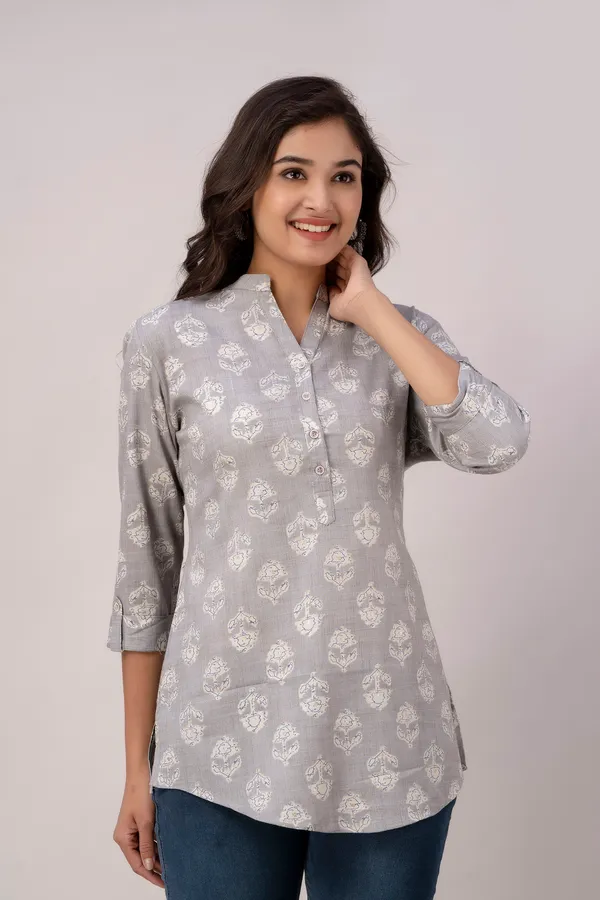 Grey_Rayon_Tunics_For_Women