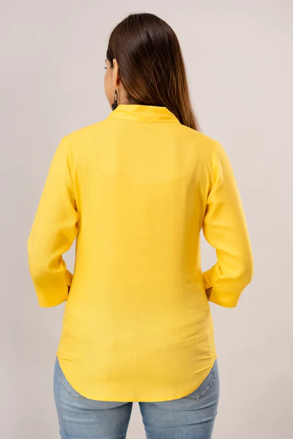 Yellow_Rayon_Tunics_For_Women