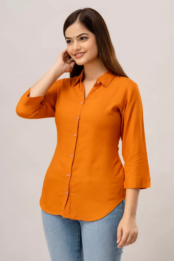 Orange_Rayon_Tunics_For_Women