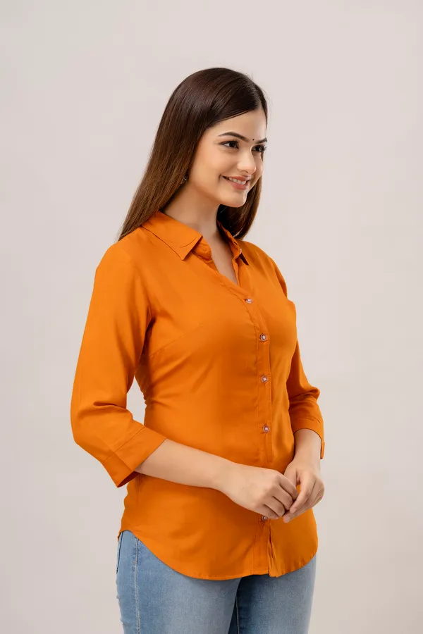 Orange_Rayon_Tunics_For_Women