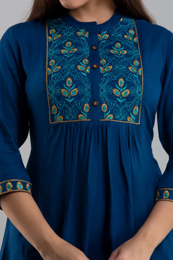 Blue_Rayon_Tunics_For_Women