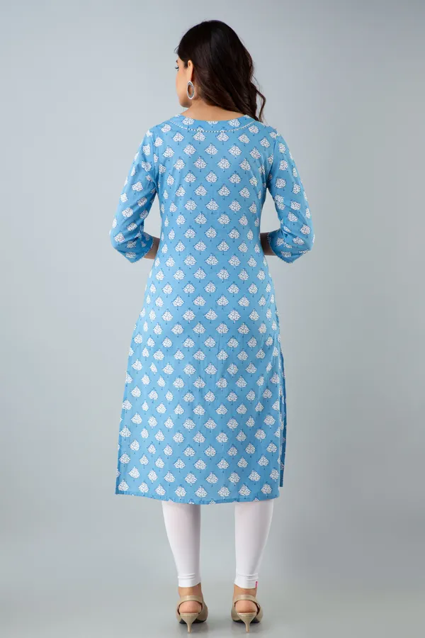 Blue_Printed_Kurtis_for_Women