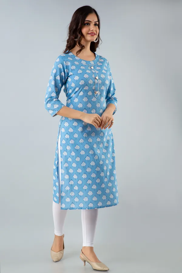 Blue_Printed_Kurtis_for_Women