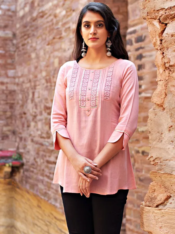 Pink_Rayon_Tunics_for_Women
