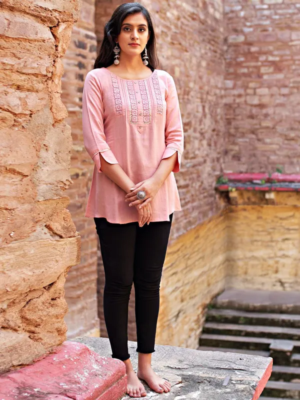 Pink_Rayon_Tunics_for_Women