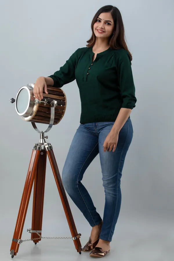 Green_Rayon_Tunics_for_Women