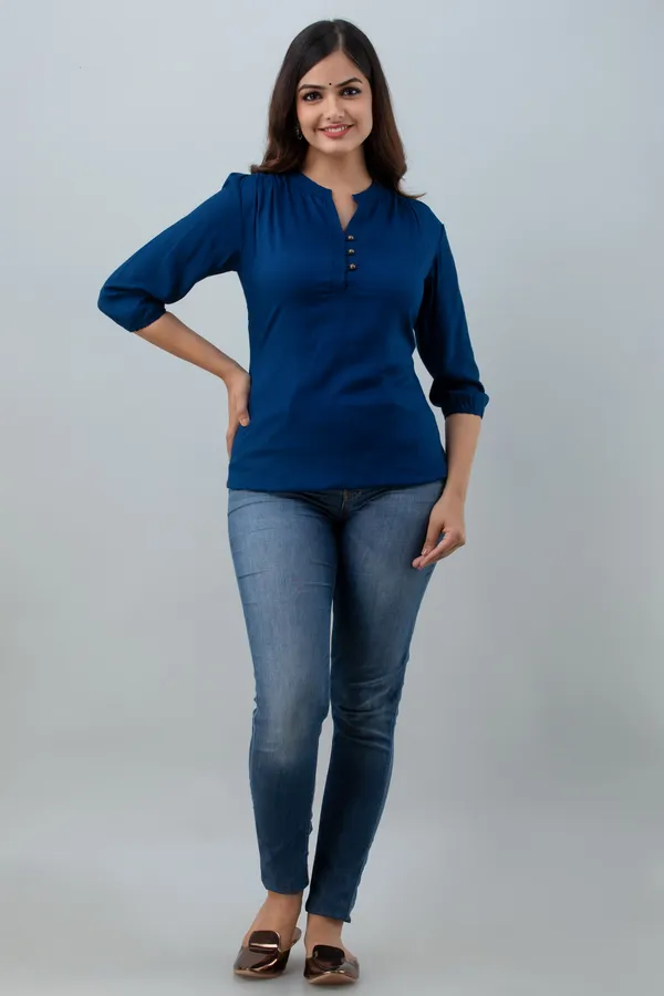 Blue_Rayon_Tunics_For_Women