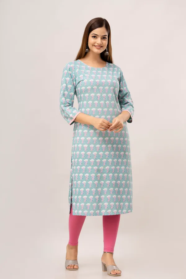 Grey_Printed_Kurtis_For_Women