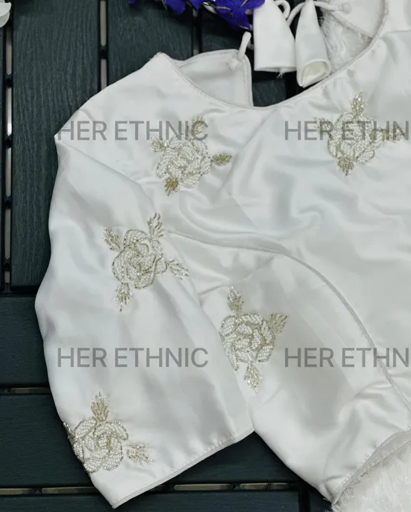 White_Silk_Handmade_Work_Boutique_Style_Blouse