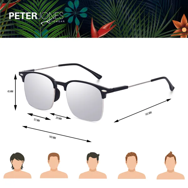 Silver_Lenses_Clubmaster_Reflector_Sunglasses_(SG3911S)_-_For_Unisex