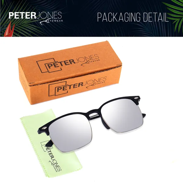 Silver_Lenses_Clubmaster_Reflector_Sunglasses_(SG3911S)_-_For_Unisex