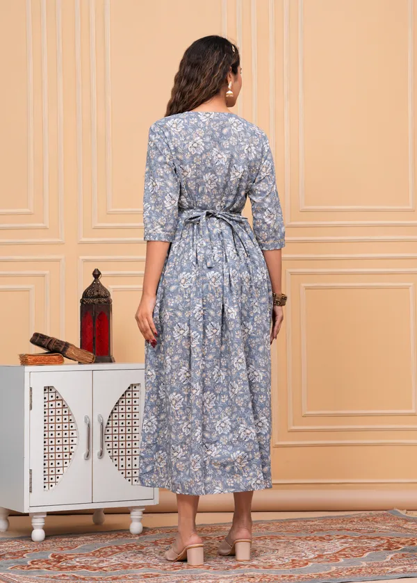 Silver_Cotton_Maternity_And_Feeding_Kurti