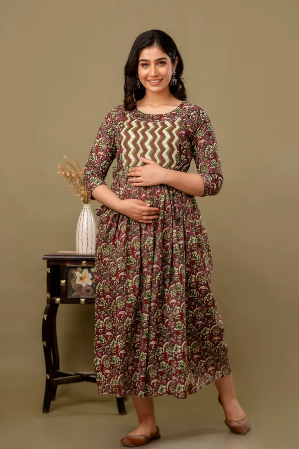 Sing_blossom__Cotton_Maternity_And_Feeding_Kurti