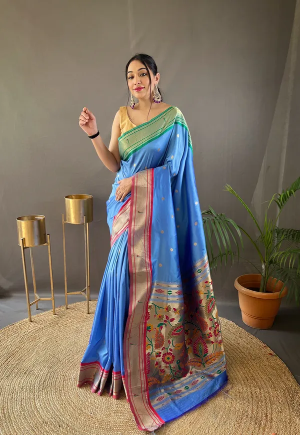 Sky_Blue_Paithani_Silk_Woven_Saree