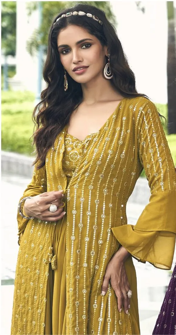 Yellow_Exclusive_Womens_Garara_Suits_New_Fancy_Garara_Georgette_5Mm_Heavy_Sequence_Work_Wear_Suit_Like_Party_Wear_Garara_Suit