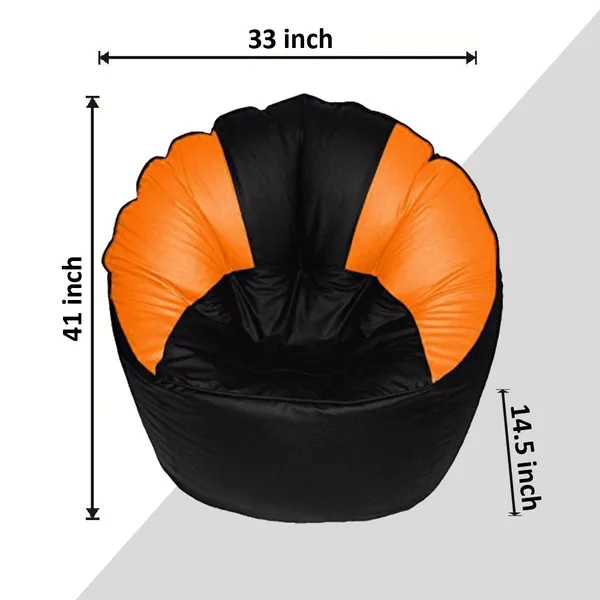 Black_And_Orange_Sofa_Mudda_Jumbo_Chair_Bean_Bag_Cover_Without_Beans