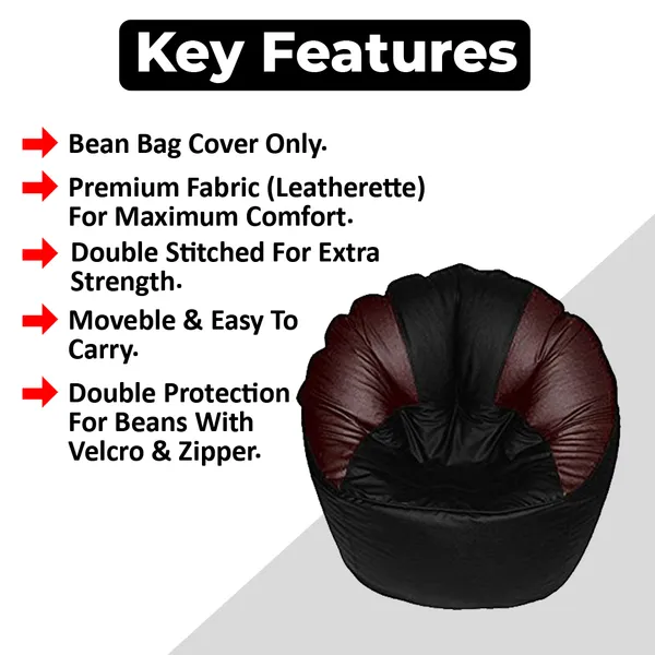 Black_And_Brown_Sofa_Mudda_Jumbo_Chair_Bean_Bag_Cover_Without_Beans