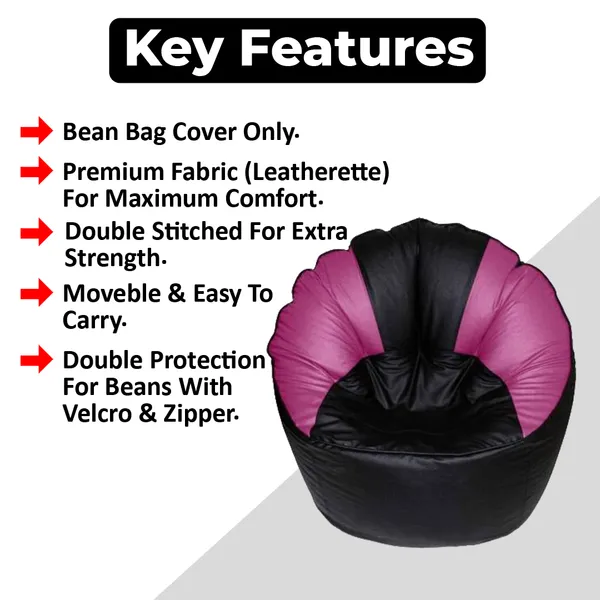 Black_And_Pink_Sofa_Mudda_Jumbo_Chair_Bean_Bag_Cover_Without_Beans