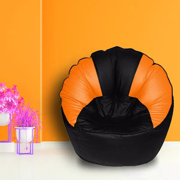 Black_And_Orange_Sofa_Mudda_Jumbo_Chair_Bean_Bag_Cover_Without_Beans