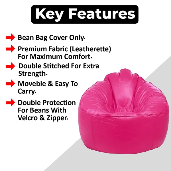 Pink_Sofa_Mudda_Jumbo_Chair_Bean_Bag_Cover_Without_Beans