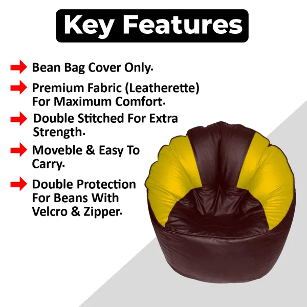 Maroon_And_Yellow_Sofa_Mudda_Jumbo_Chair_Bean_Bag_Cover_Without_Beans