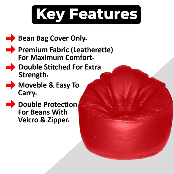 Red_Sofa_Mudda_Jumbo_Chair_Bean_Bag_Cover_Without_Beans
