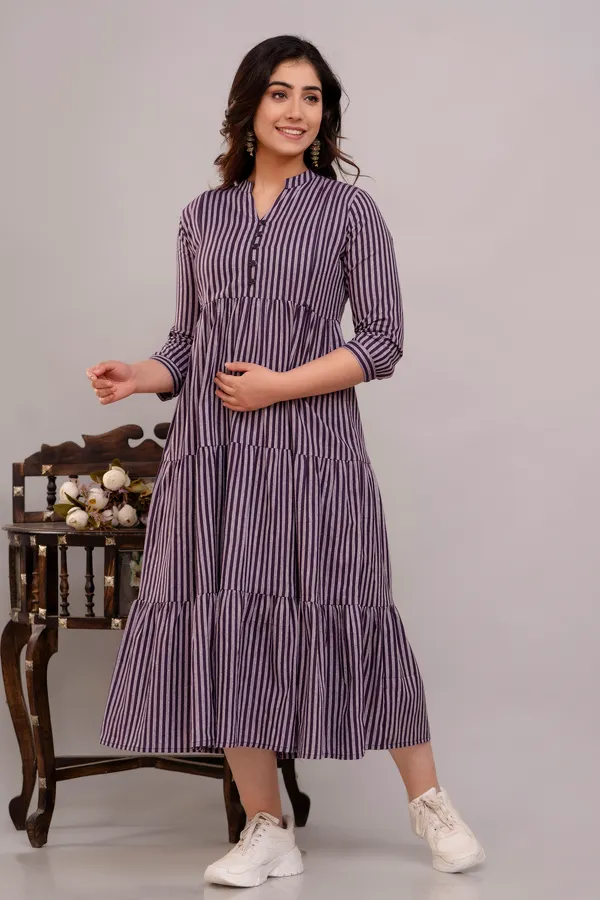 South_Jamuni_Cotton_Printed_Flared_Maternity_Dress