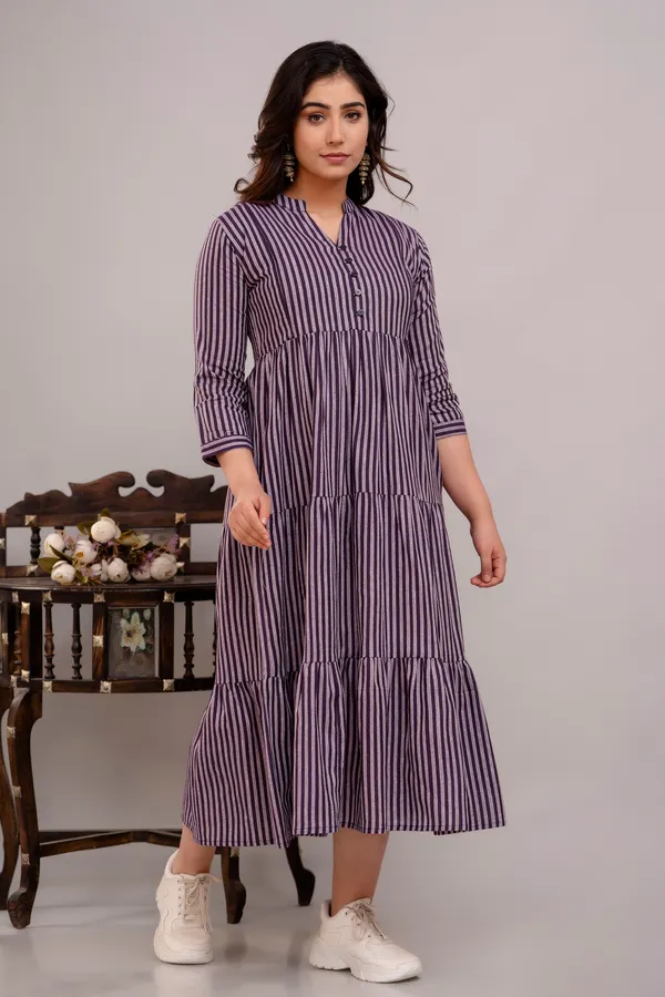 South_Jamuni_Cotton_Printed_Flared_Maternity_Dress