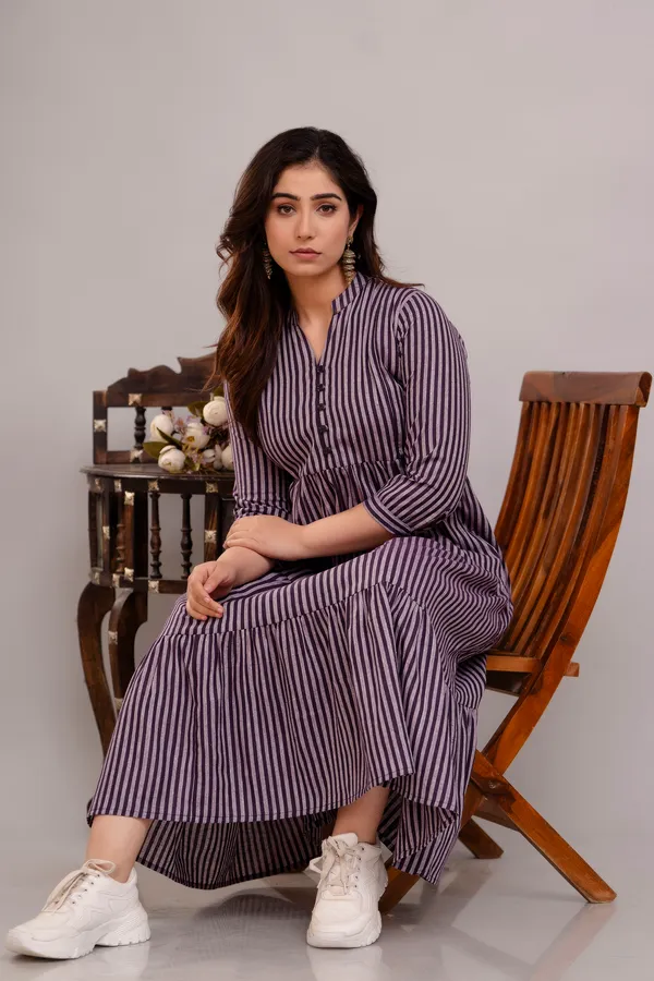 South_Jamuni_Cotton_Printed_Flared_Maternity_Dress