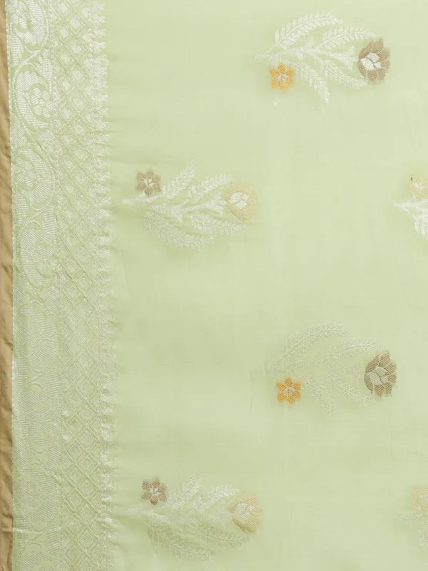 Green_Masrise_Cotton/Cotton_Banarasi_Sarees_For_Women