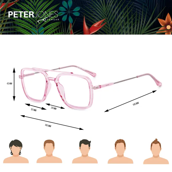 Square_Purple_Medium_Blue_Light_Blocking_Computer/Gaming_Glasses_(AG2822PL)_-_For_Unisex