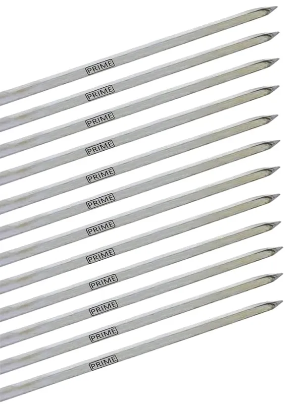 set_of_8_Stainless_Steel_Barbecue_skewers_Sticks_for_Grilling_Seekh_Kebab_Tikka_-_BBQ_Grill