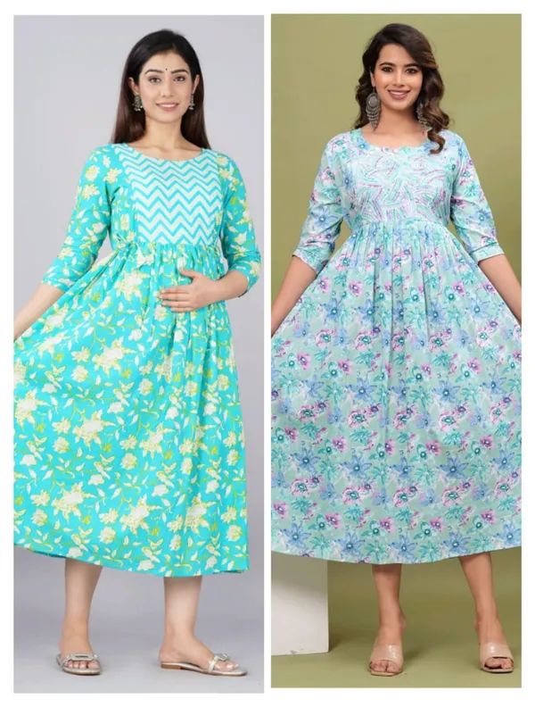 Star_Haze__Cotton_Printed_Maternity_And_Feeding_Kurti_Combo_Of_2
