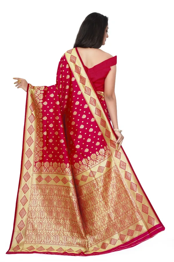 Red_Soft_Banarasi_Silk_Saree