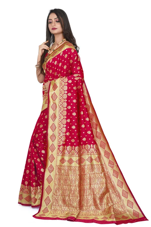 Red_Soft_Banarasi_Silk_Saree