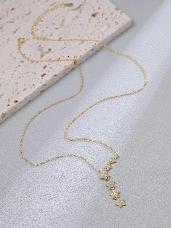 Stylish_Rose_Gold_Plated_Pendant_Chain_For_Womens