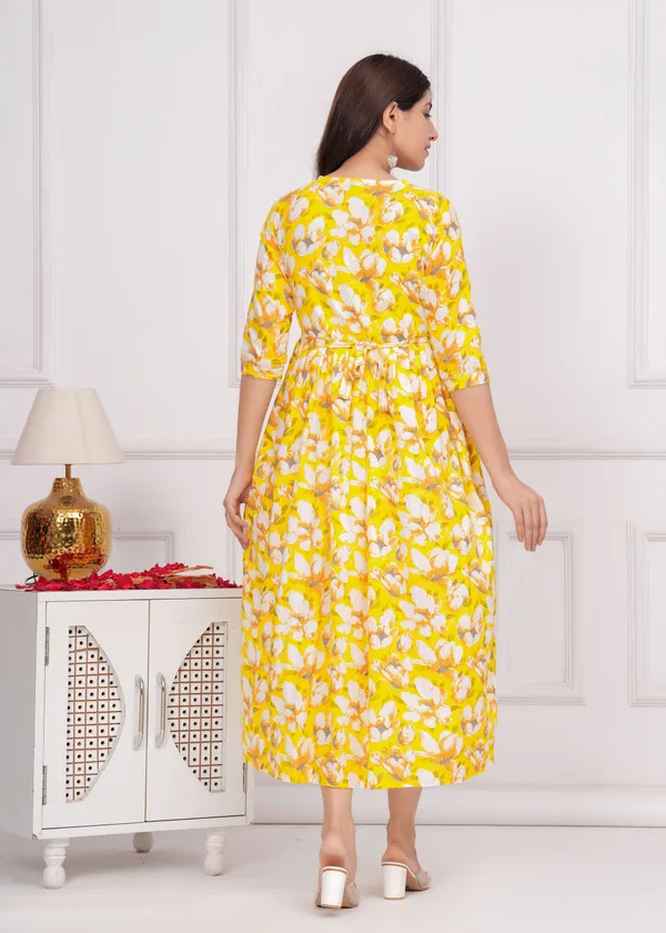 Sweet_corn_Cotton_Maternity_And_Feeding_Kurti