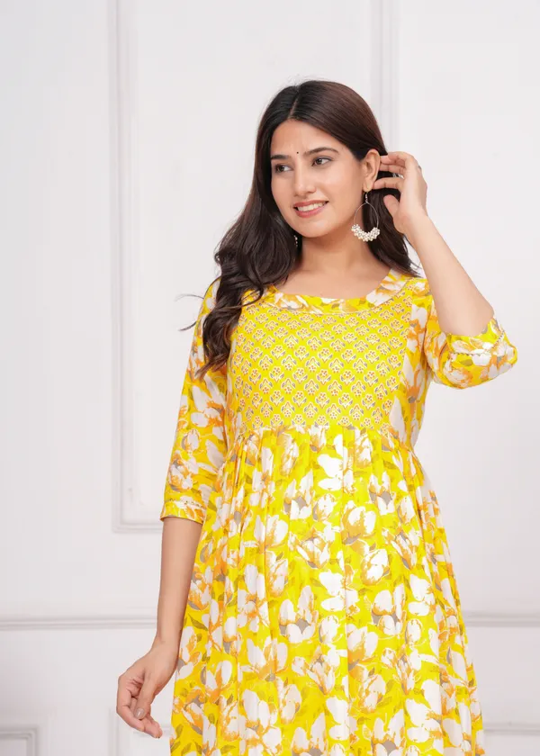Sweet_corn_Cotton_Maternity_And_Feeding_Kurti