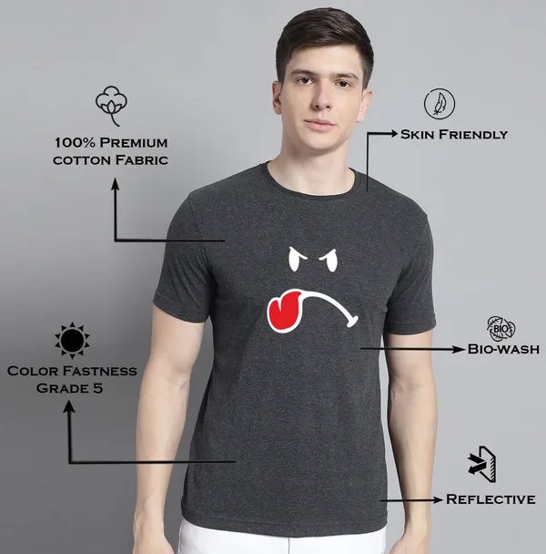 Grey_Cotton_Imoji_Print_Round_Neck_T-Shirt_For_Men