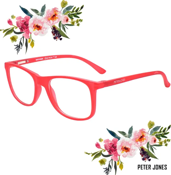 Red_Full_Rim_Square_Frame_(51_Mm)_-_For_Unisex