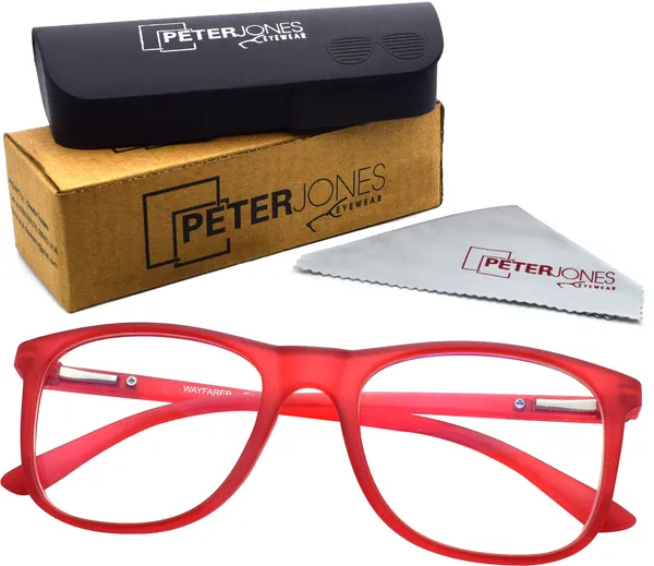 Red_Full_Rim_Square_Frame_(51_Mm)_-_For_Unisex