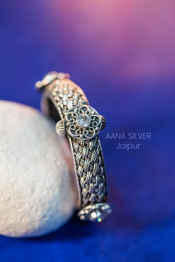 925_Pure_Sterling_Silver_|_Saundarya_Versatile_Bangle_Kada_|_Well_Stamped_&_Hallmarked