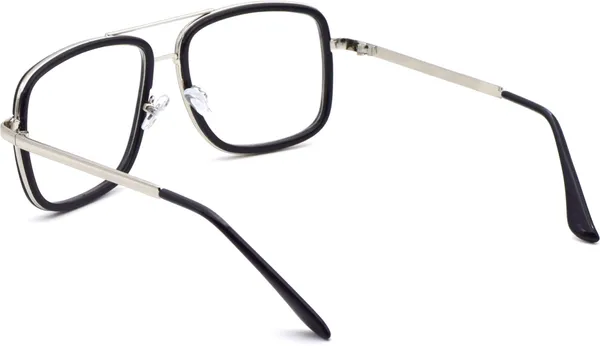 Black,Silver_Full_Rim_Square_Frame_(58_Mm)_-_For_Unisex